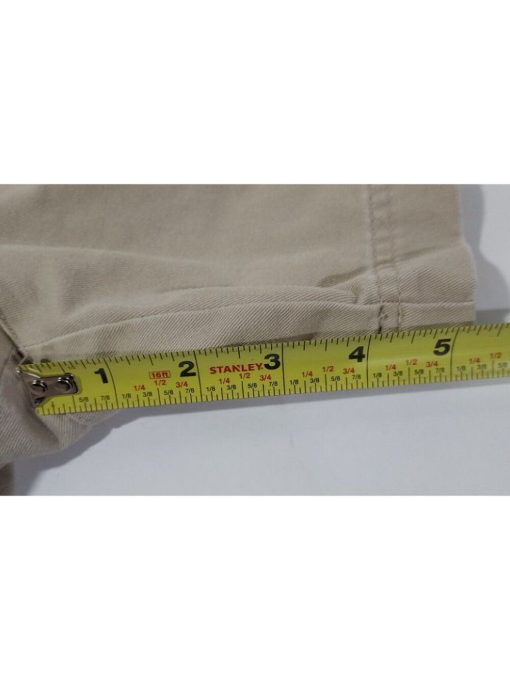 Shorts Liz Claiborne Khaki 100% Cotton Golf Size 4 Beach Boat - Picture 6 of 12